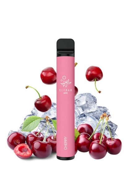 Elfbar 600 einweg e zigarette - Cherry (nicotine free)