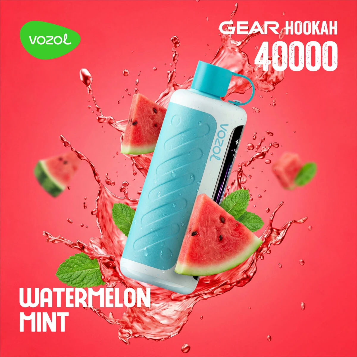 Vozol Vape Gear Hookah 40K Züge Watermelon Mint