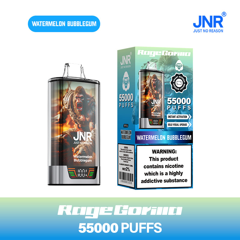 Watermelon Bubblegum Geschmack JNR Rage Gorilla 55000 Vape