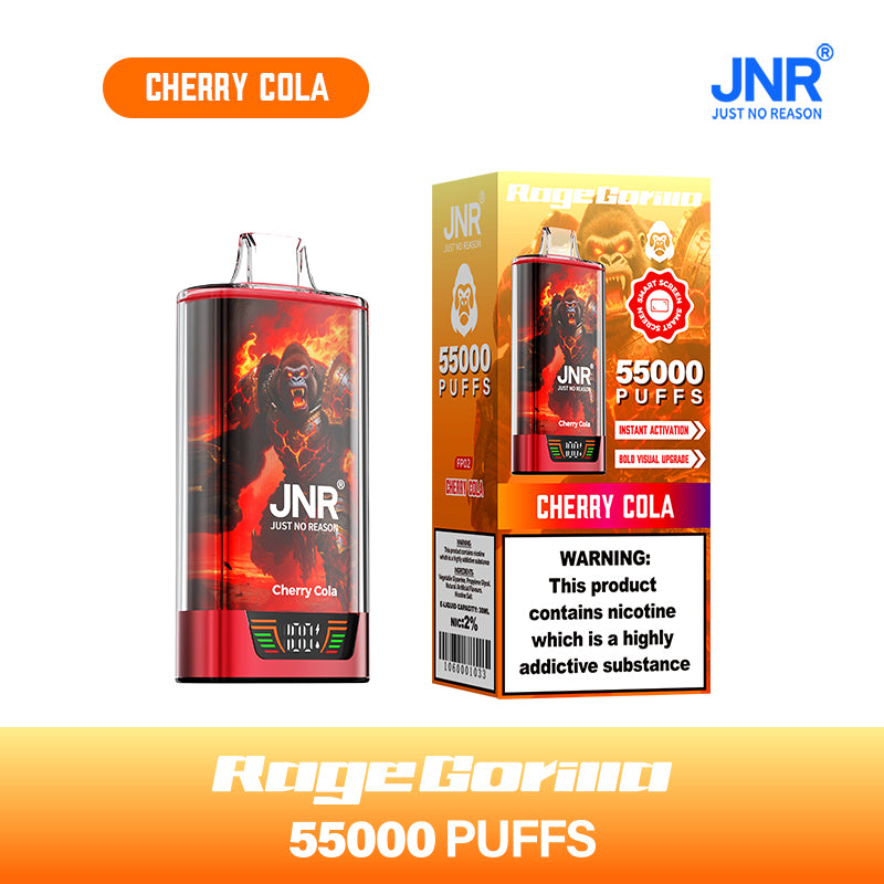 JNR Vape Rage Gorilla 55K Züge Cherry Cola