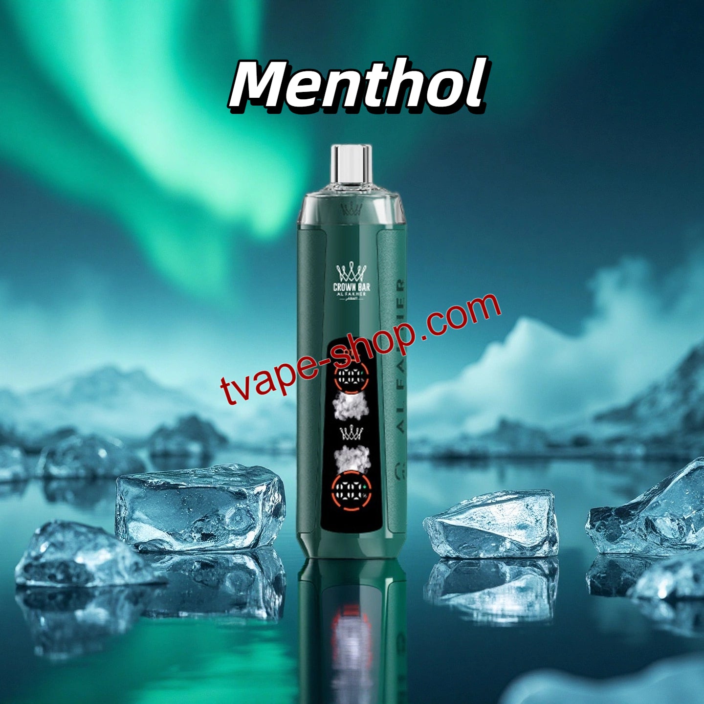 Al Fakher Menthol Crown Bar 8000 Crystal Vape