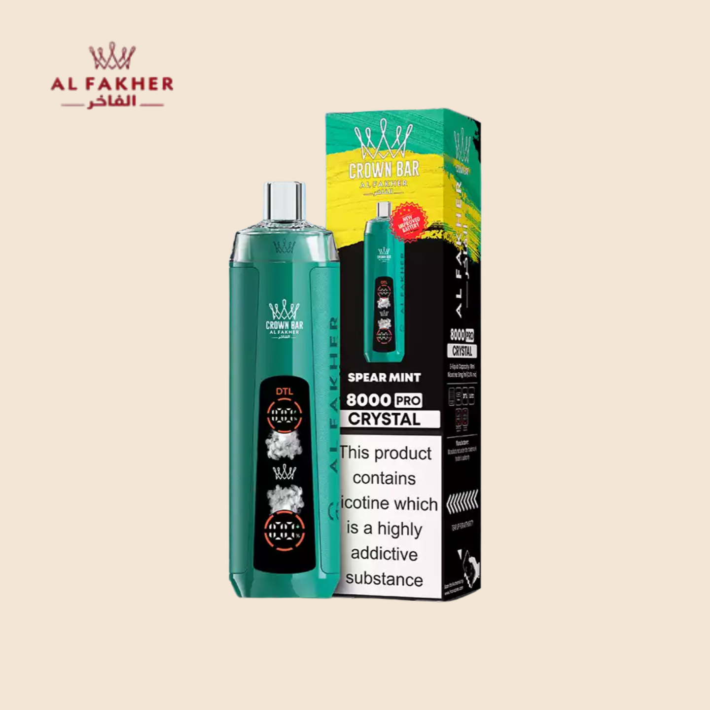 Al Fakher Vape 8000 Spear Mint