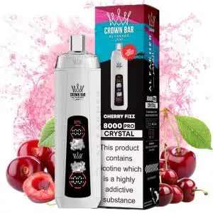 Al Fakher Crown Bar 8000 Puffs Cherry Fizz