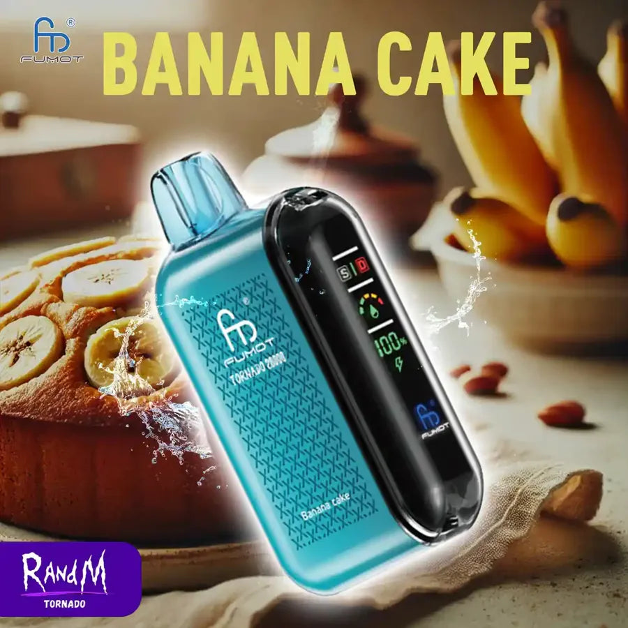RandM Tornado Vape 20000 Züge Banana Cake geschmack