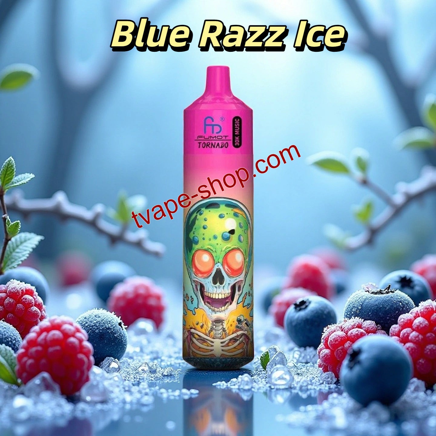 Blue Razz Ice RandM Tornado 30K