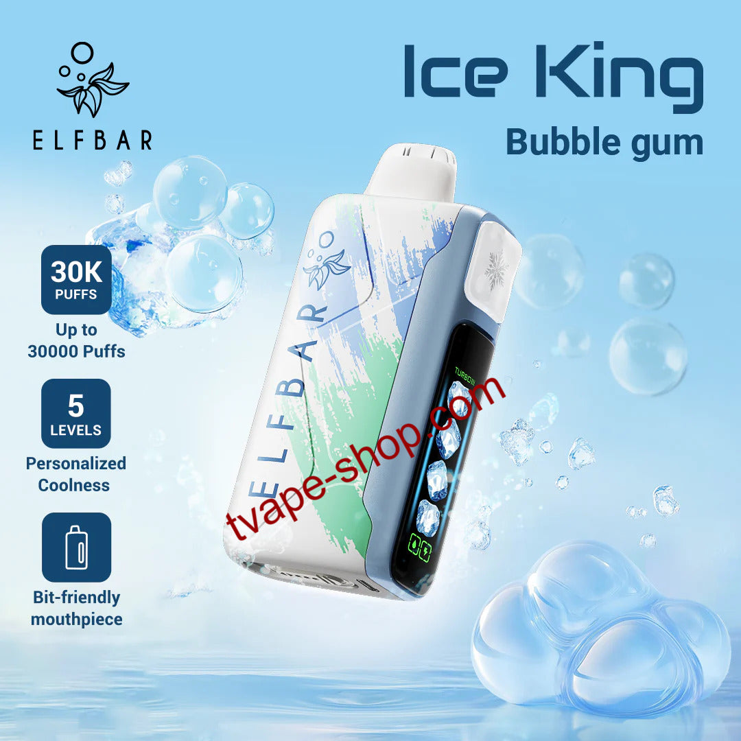 Bubble Gum Elf Bar Vape 30000 Ice King