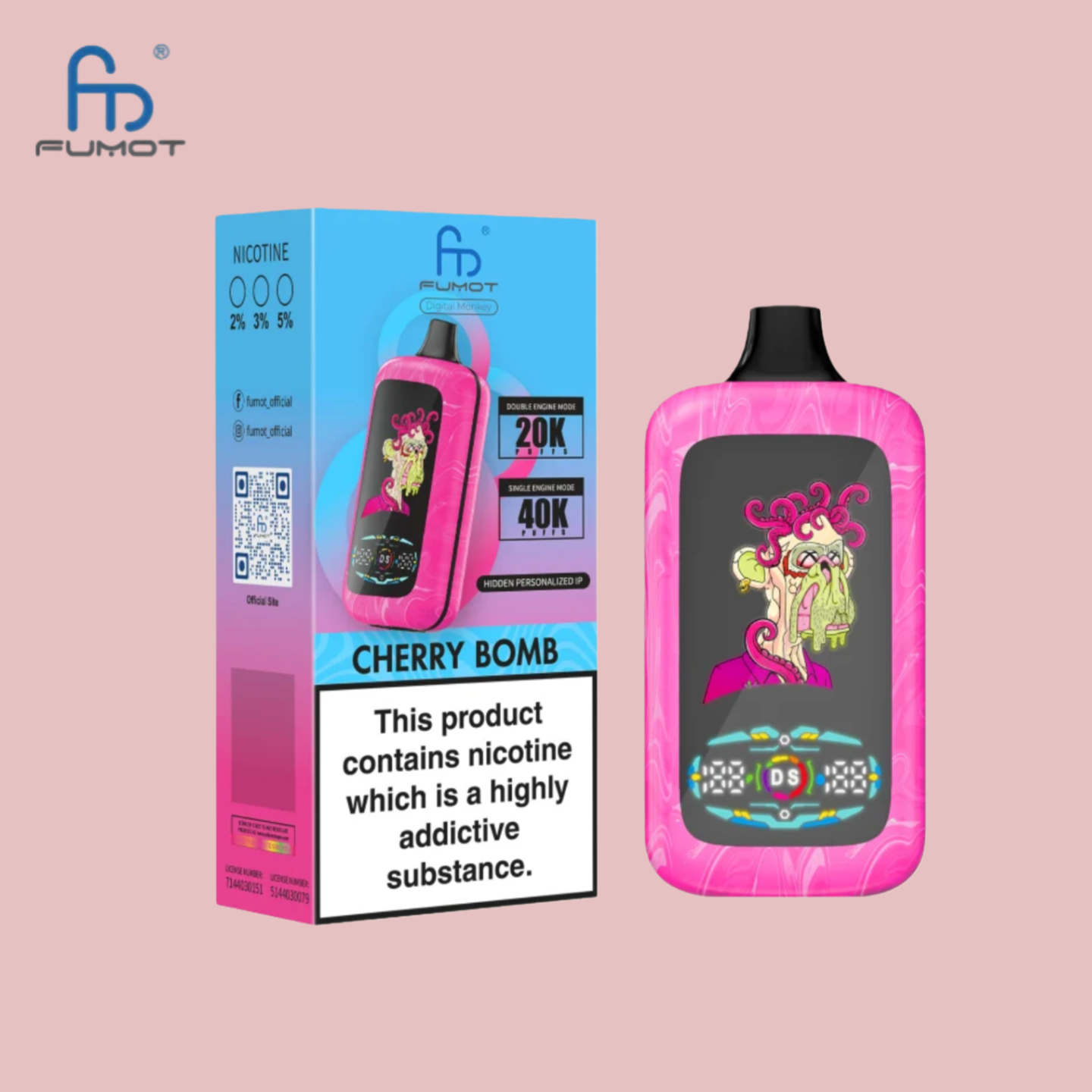 RandM Digital Monkey 20K/40K Cherry Bomb