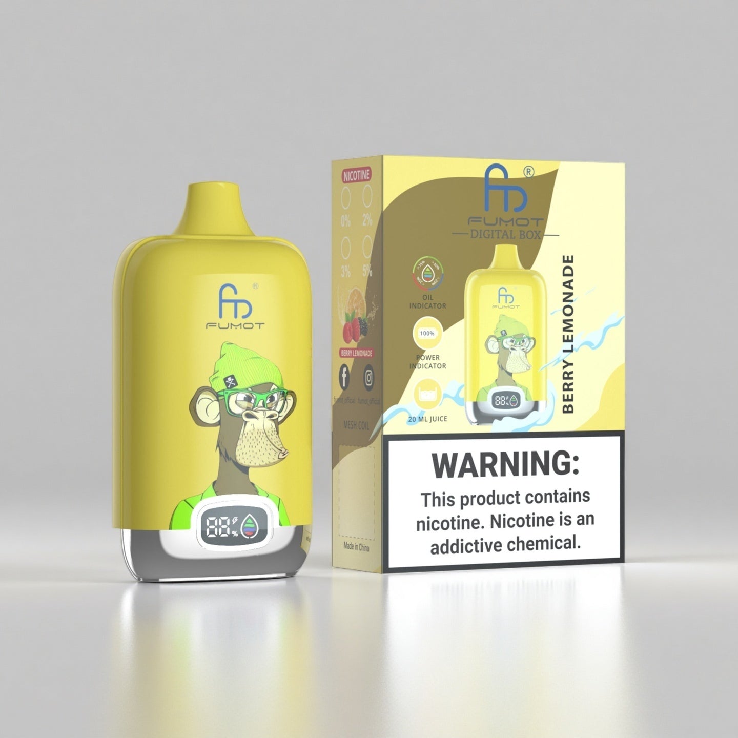 Fumot 12000 Puffs Berry Lemonade