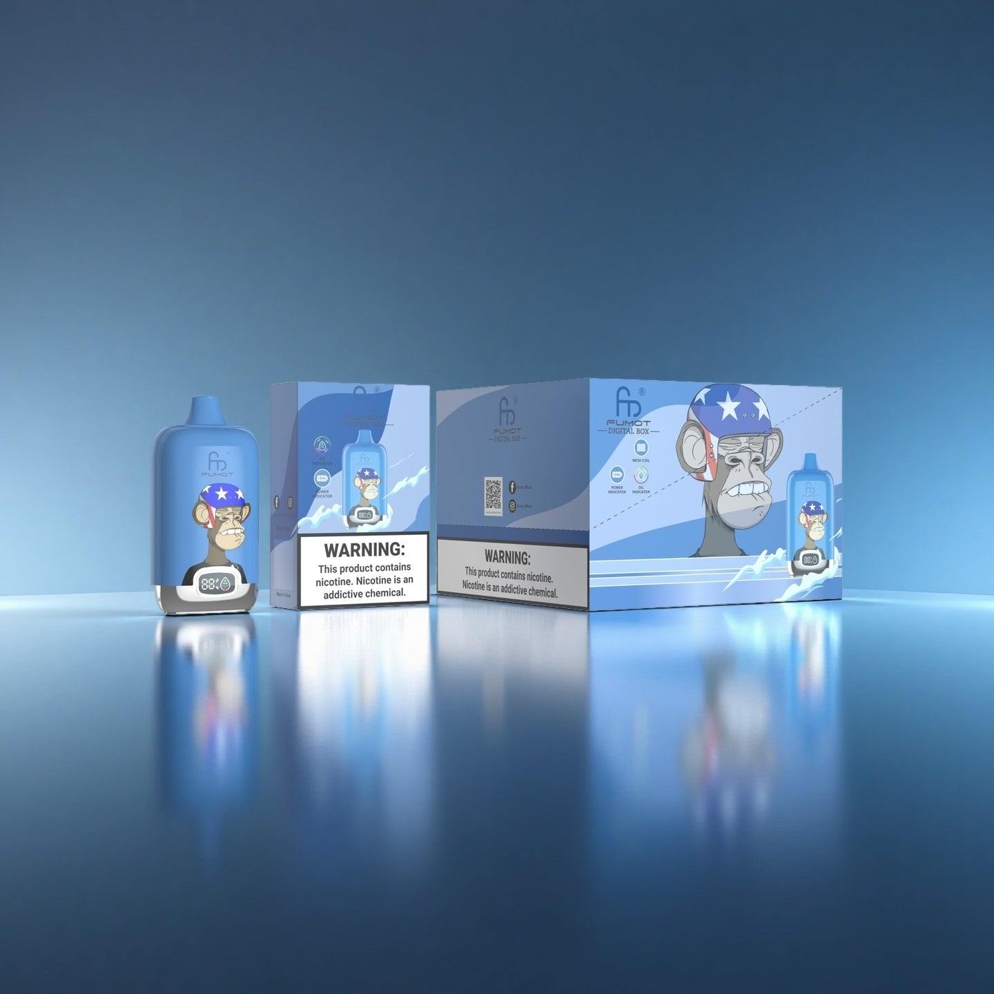 Blueberry Bubblegum RandM 12K Vape