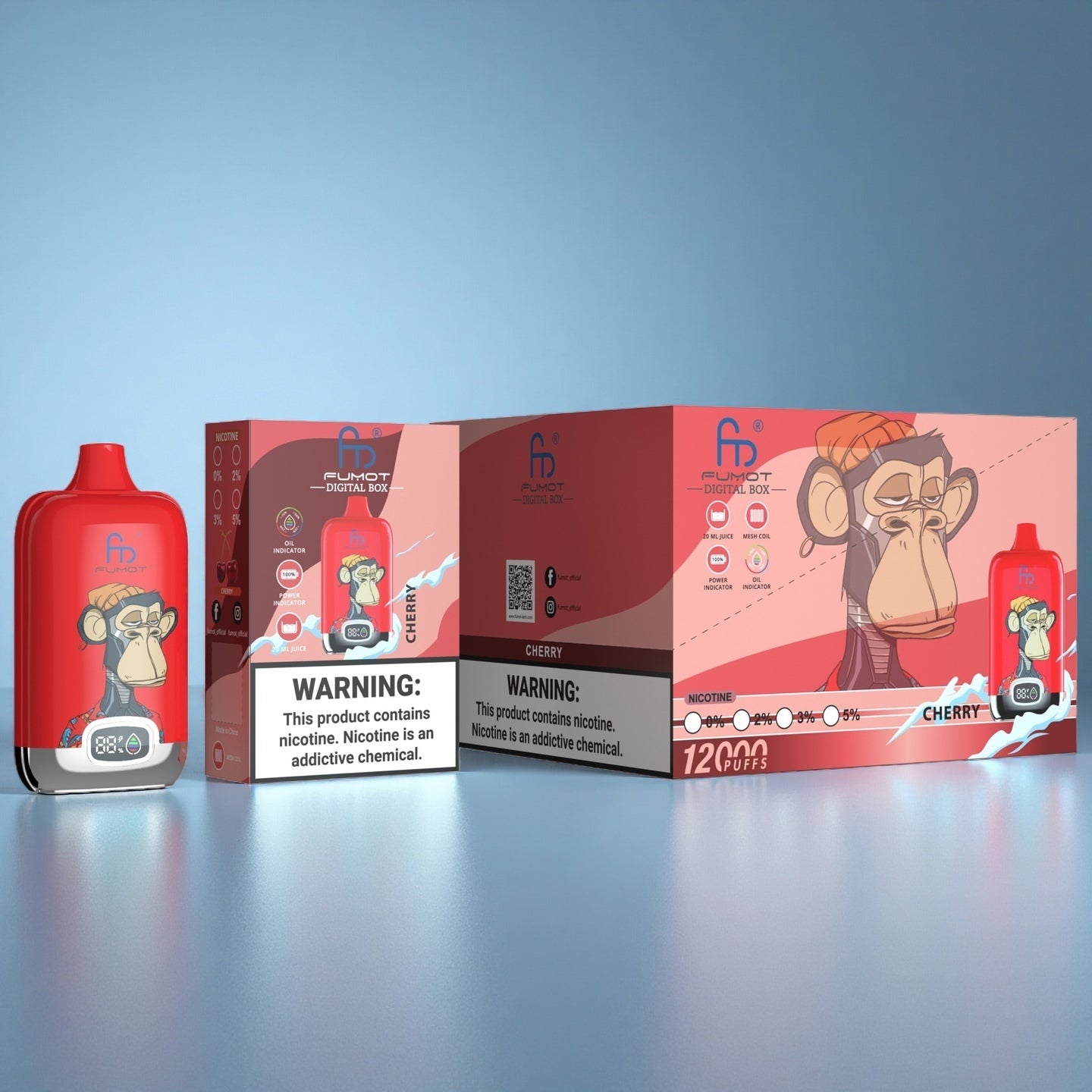 Cherry RandM Digital Box 12000 Vape