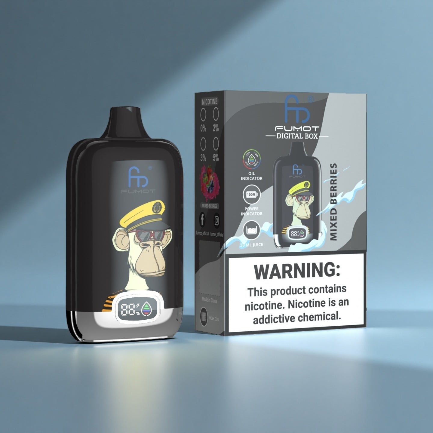 Mixed Berries RandM Tornado 12000 Vape