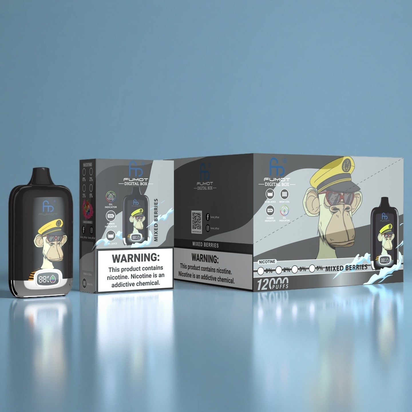 RandM Tornado 12000 Vape Mixed Berries