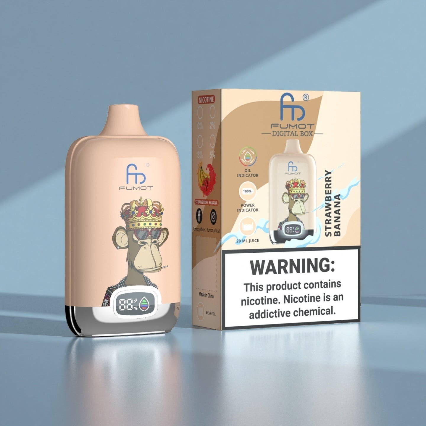 RandM Tornado 12000 Vape Strawberry Banana