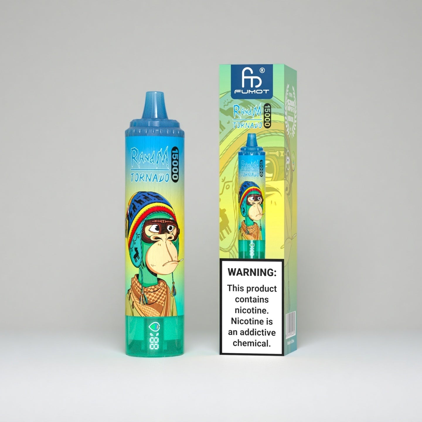RandM Tornado 15000 Blue Razz Lemonade