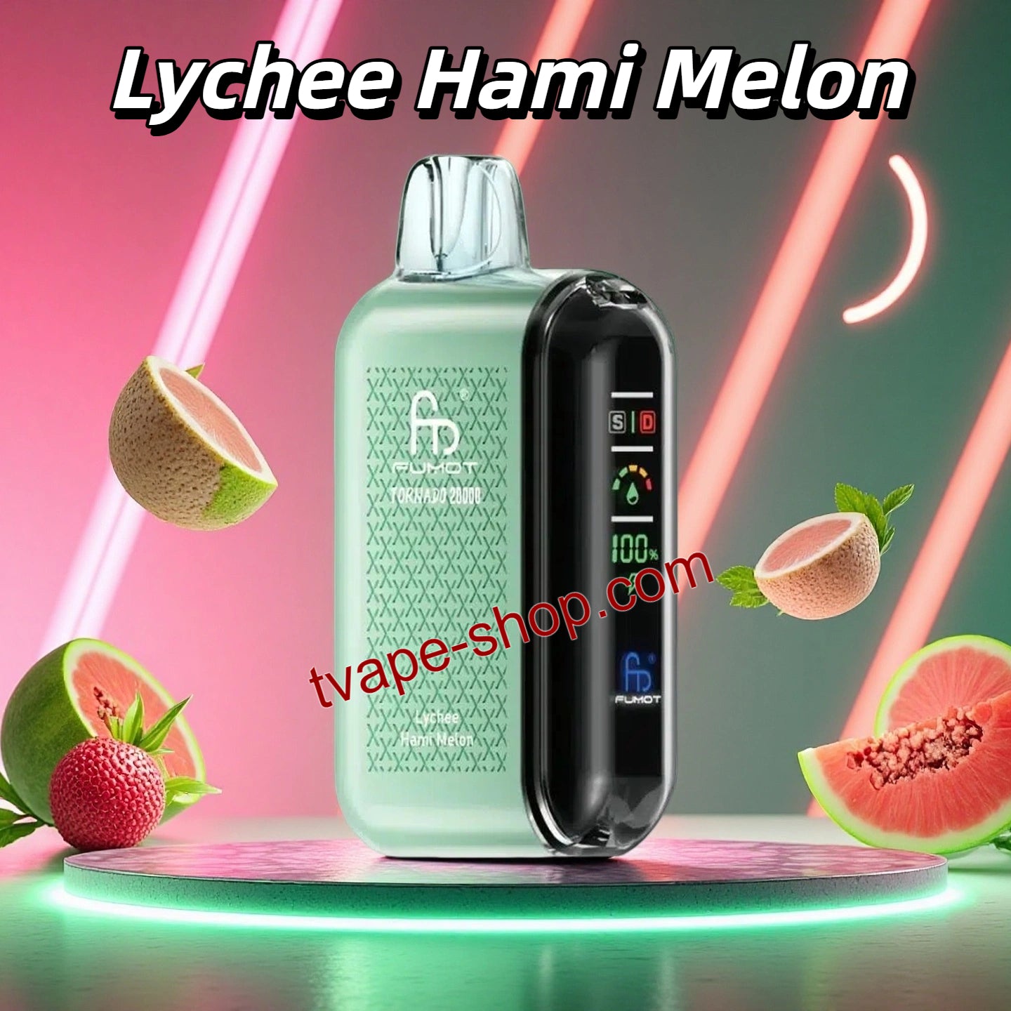 RandM Tornado 20000 Lychee Hami Melon Vape