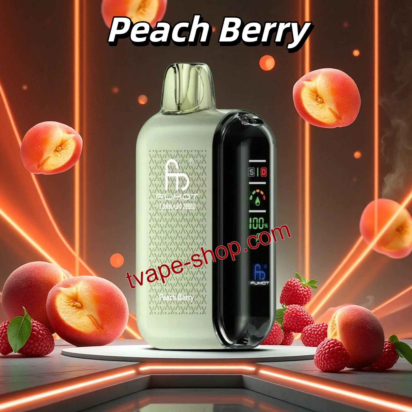 RandM Tornado 20000 Peach Berry