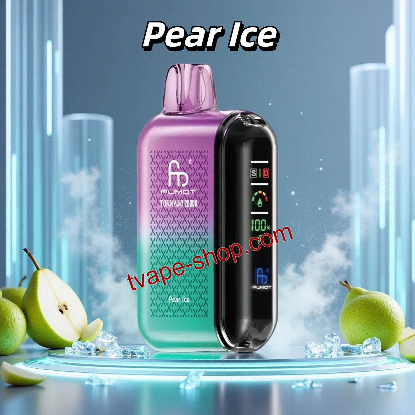Pear Ice RandM Tornado 20000 Vape