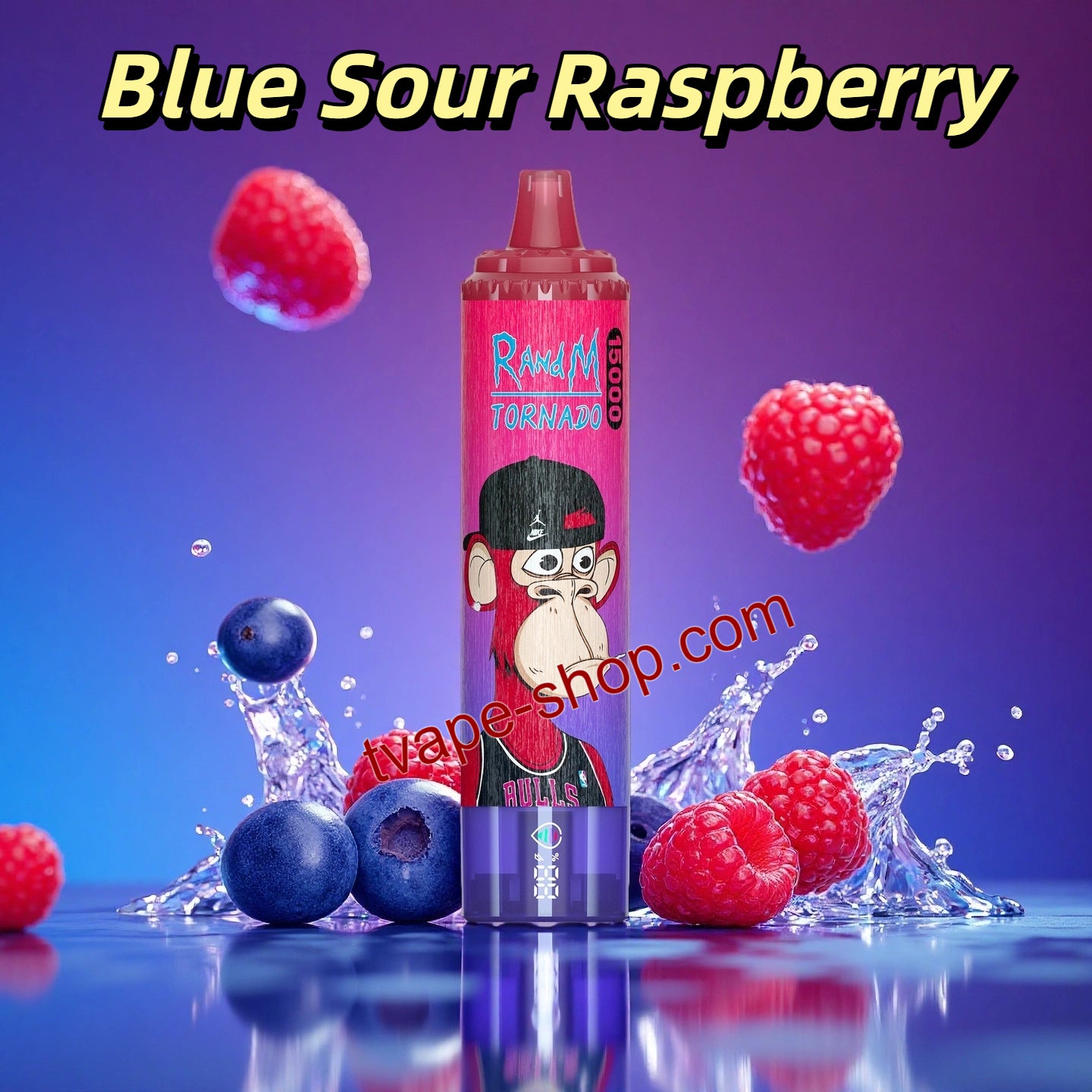 RandM Tornado 15000 Blue Sour Raspberry