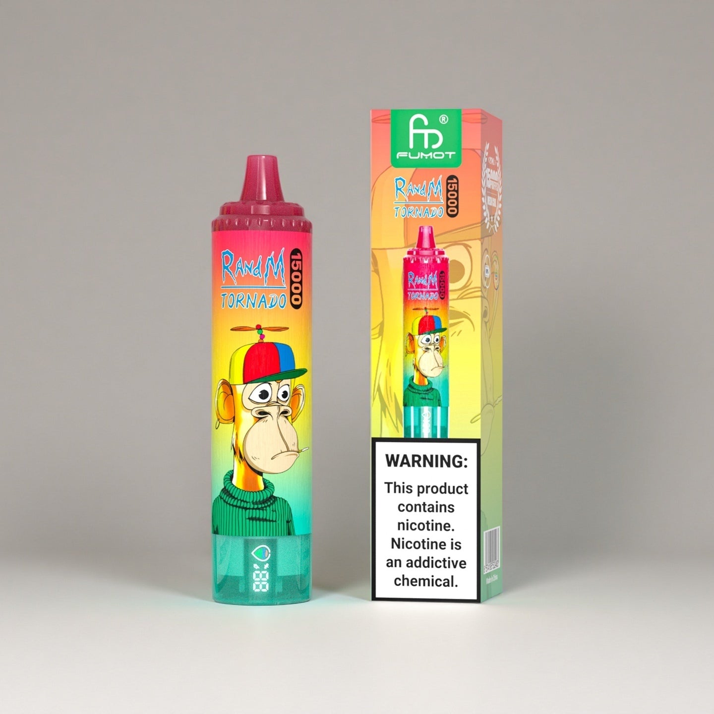 Strawberry Kiwi RandM 15K Puffs Vape