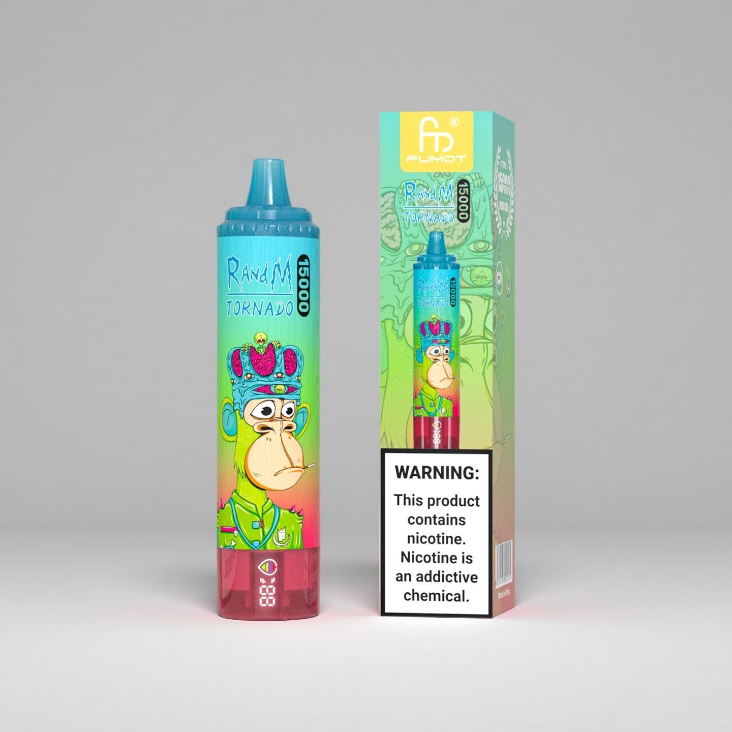 Strawberry Watermelon Fumot RandM Tornado 15000 Puffs Vape