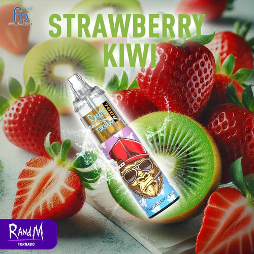 Strawberry Kiwi RandM Tornado 7000 Vape