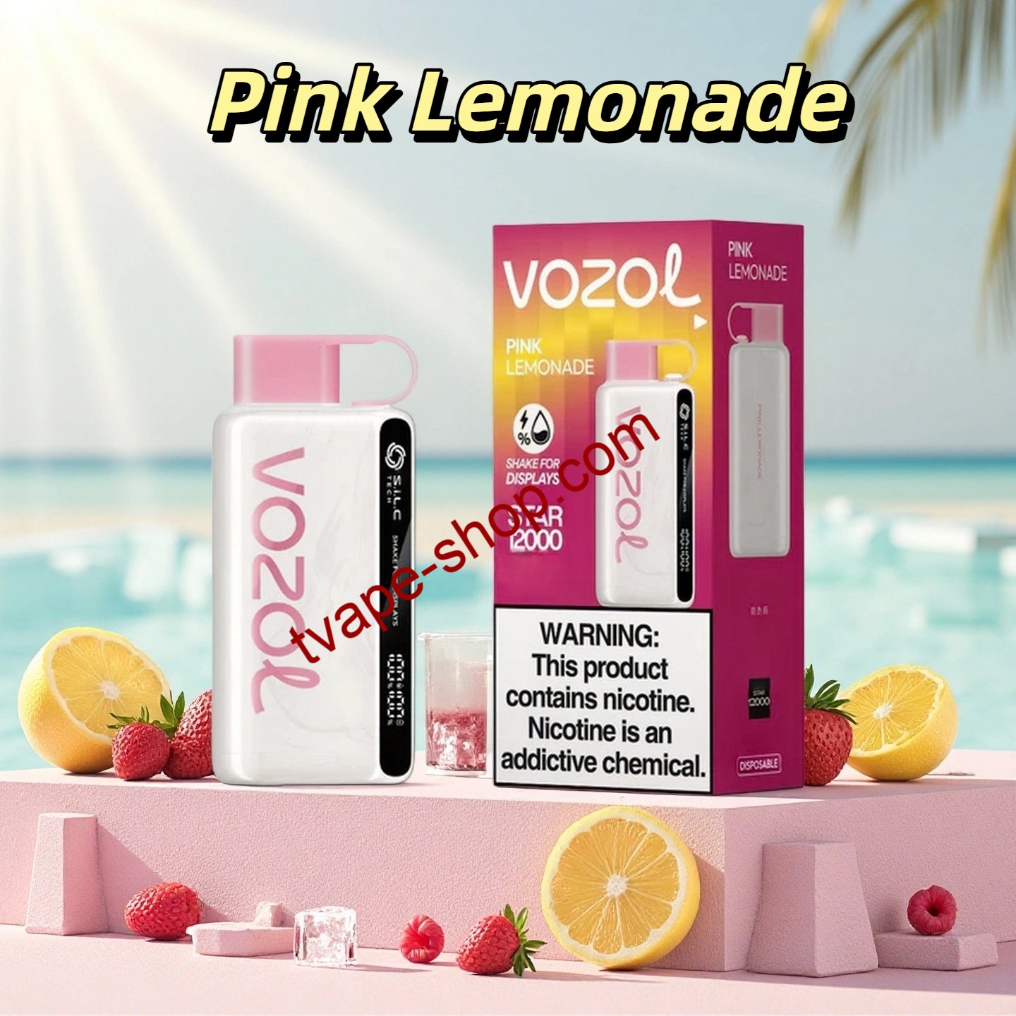 Pink Lemonade Vozol 12000