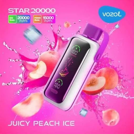 Vozol 20000 Juicy Peach Ice Vozol Star Vape