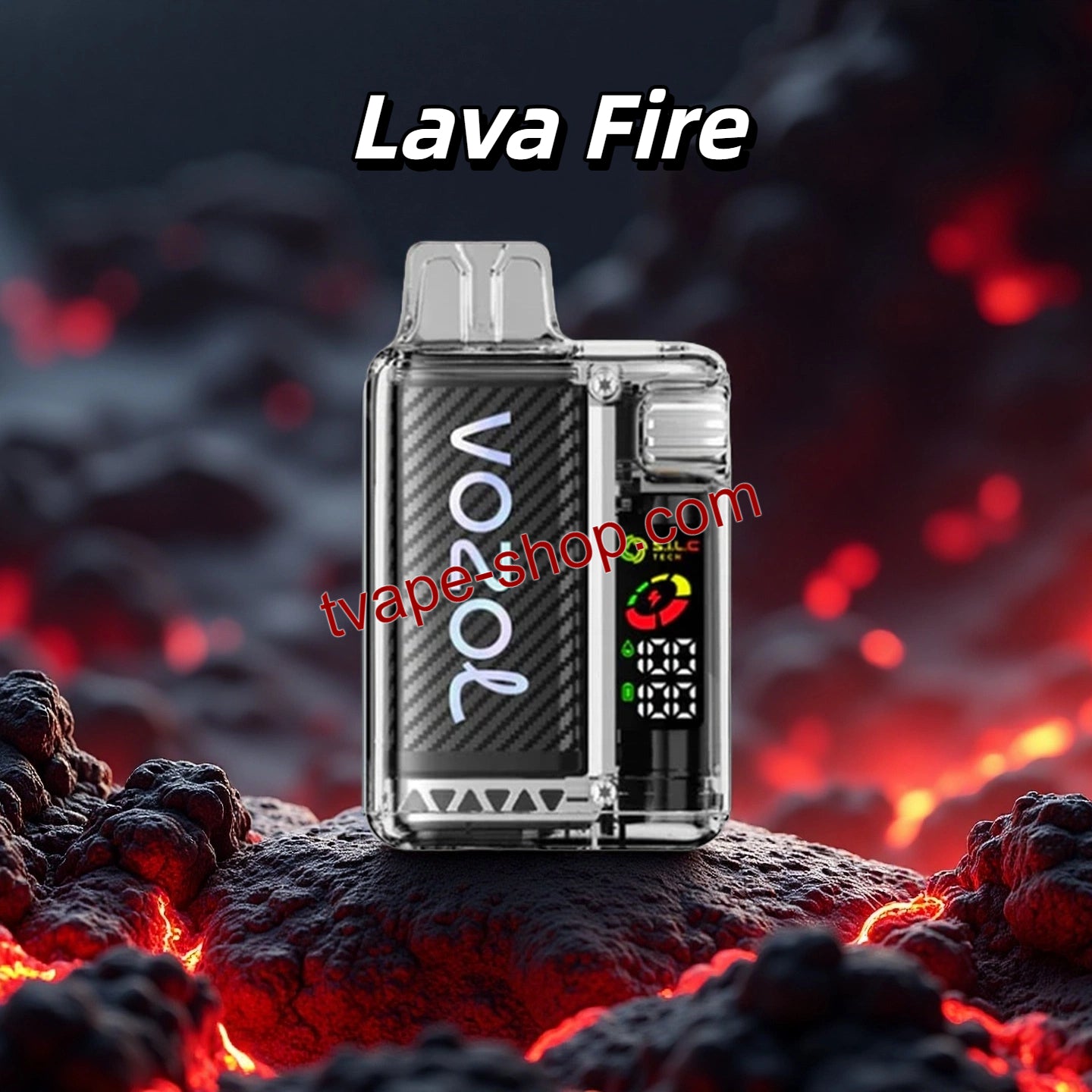 vozol gear power 20000 lavafire Vozol 20000 Lavafire VOZOL Gear Power 20000 Rechargeable Disposable Kit  (LED Display) Clearance