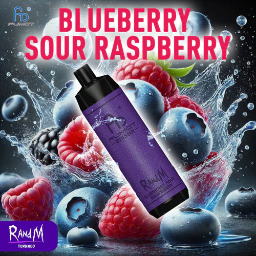 RandM Shisha 10K Puffs Blueberry Sour Raspberry