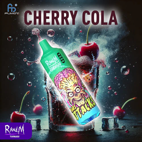 Mode elektronische Zigarette RandM Tornado 9000 Züge Cherry Cola