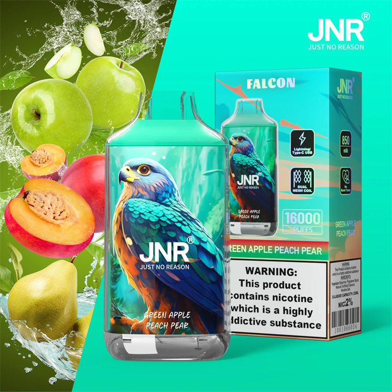 Apple Peach Pear JNR Falcon 16000 Puffs
