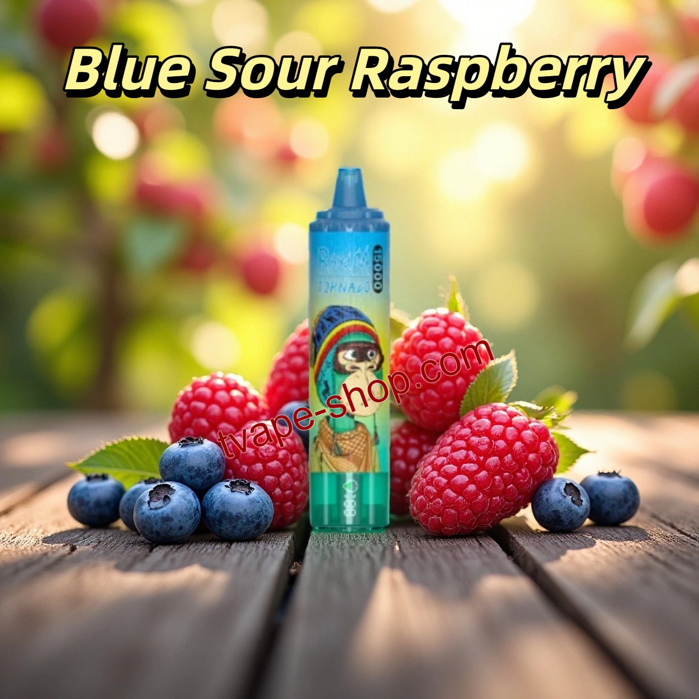 Blue Sour Raspberry RandM Tornado 15K