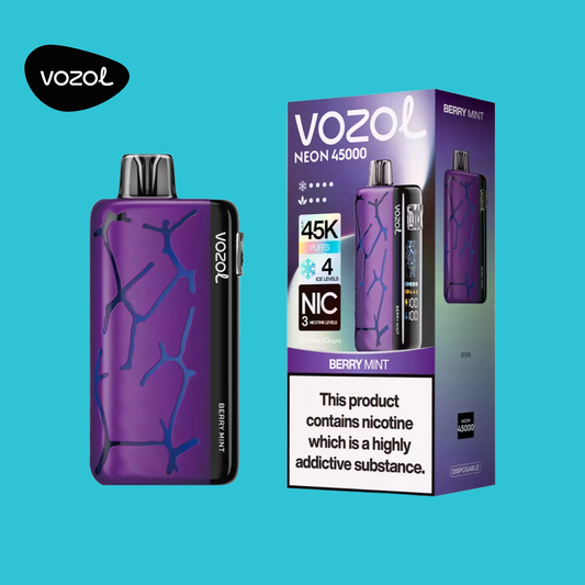 45000 Puffs Berry Mint Vozol Neon Vape