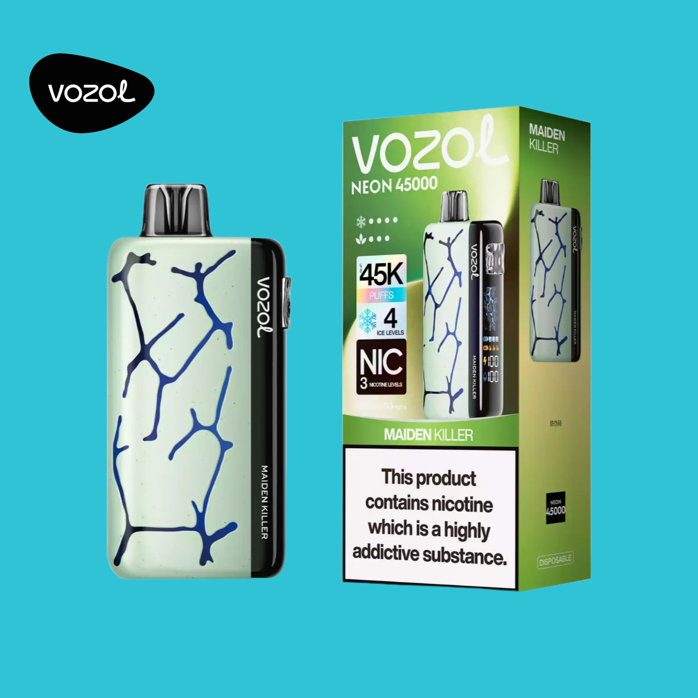Maiden Killer Vozol Neon 45000 Züge