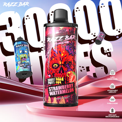 Razz Bar 30000 Puffs Leistungsstarke Einweg-Vape
