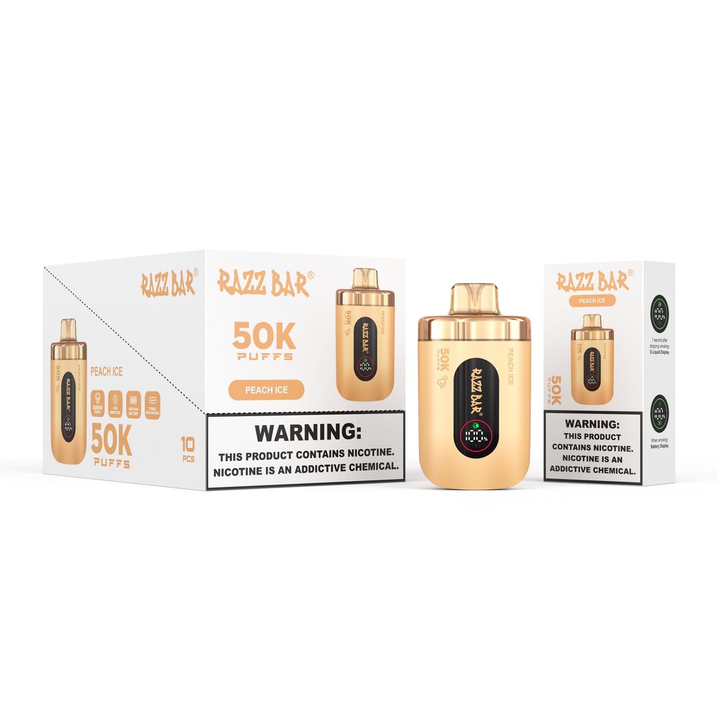 Mesh Coil Razz Bar 50000 Züge Vape