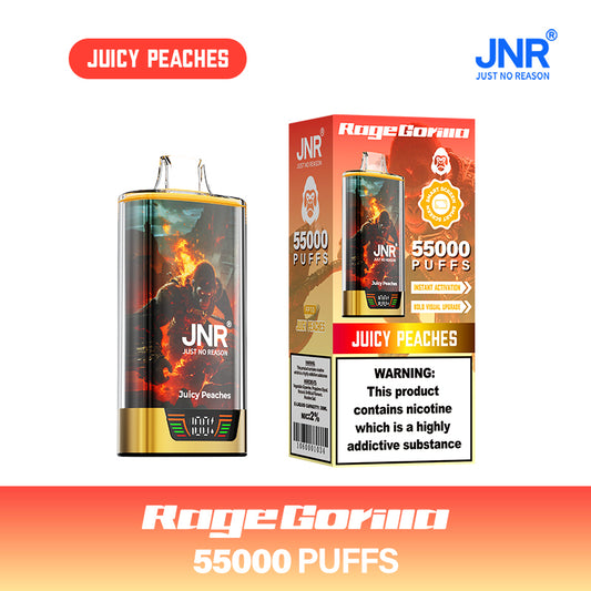 JNR Vape Rage Gorrila 55000 Züge Juicy Peaches