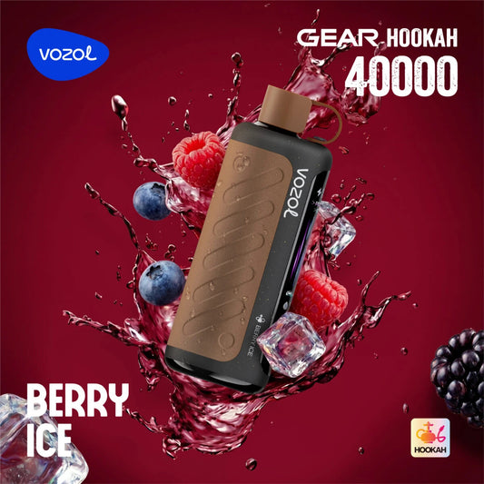 Vozol Gear Hookah 40K Puffs Berry Ice Vape