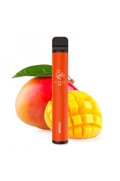 Mango - Elf Bar 600 Einweg E-Zigarette (0 mg)