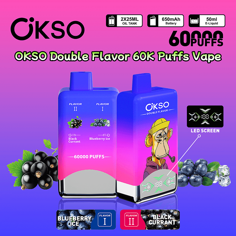 OKSO 60000 Puffs Dual Flavors Disposable Vape