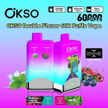 OKSO 60000 Puffs Dual Flavors Disposable Vape