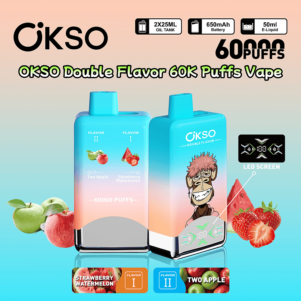 OKSO 60000 Puffs Dual Flavors Disposable Vape