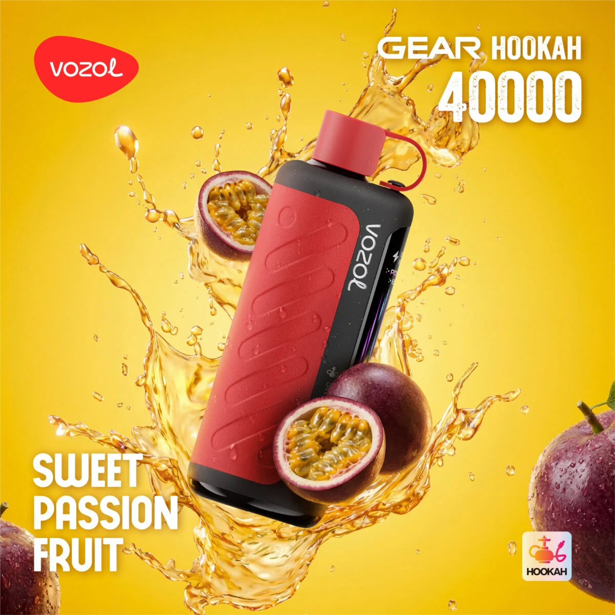 Dual Mesh Coil Vozol 40K Puffs Sweet Passion Fruit