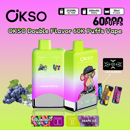 OKSO 60000 Puffs Dual Flavors Disposable Vape