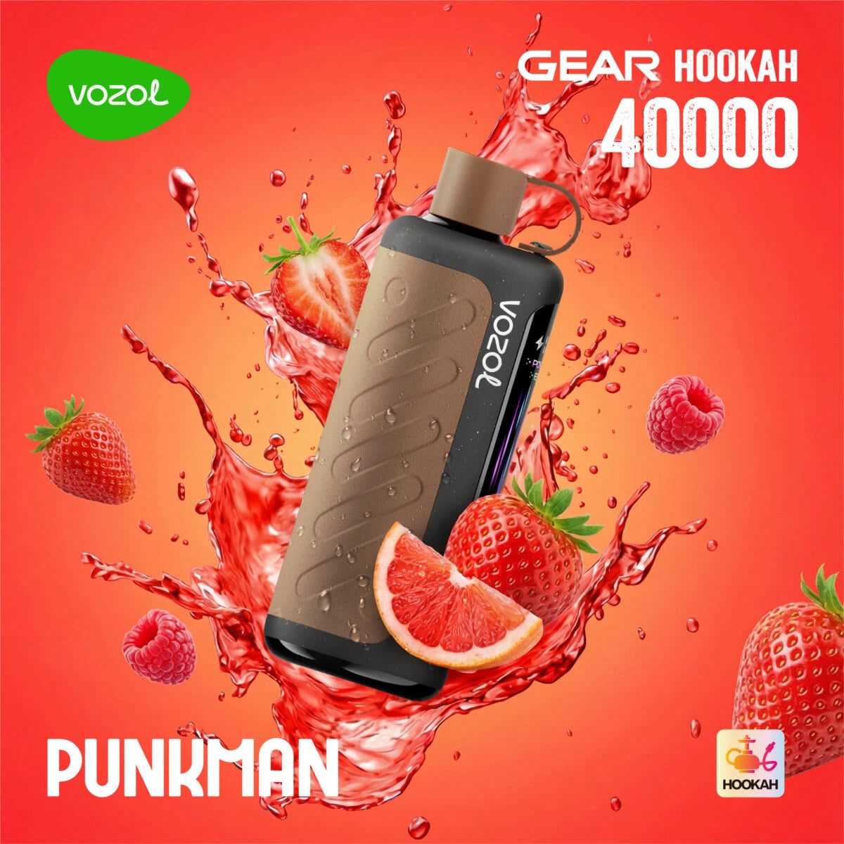 Vozol Gear Hookah 40K Punkman: Dual Mesh Coil und moderne Geräteperformance