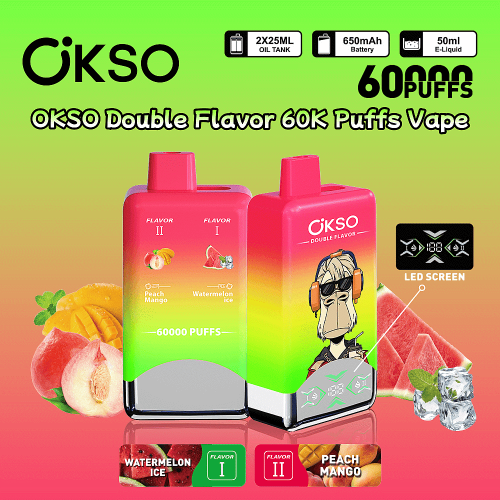 OKSO 60000 Puffs Dual Flavors Disposable Vape