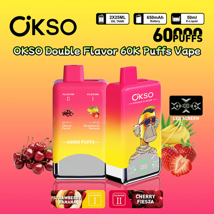 OKSO 60000 Puffs Dual Flavors Disposable Vape