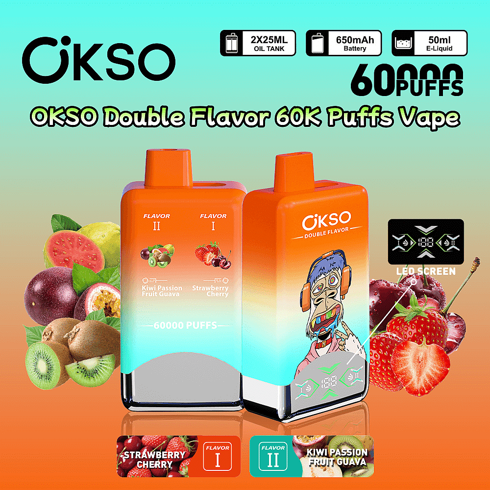 OKSO 60000 Puffs Dual Flavors Disposable Vape