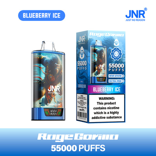 42 ml E-Liquid JNR Rage Gorrila 55000 Blueberry Ice