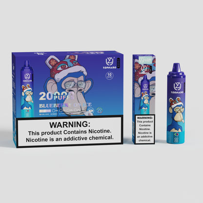 12 Geschmack UZY Tornado 20000 Puffs Vape